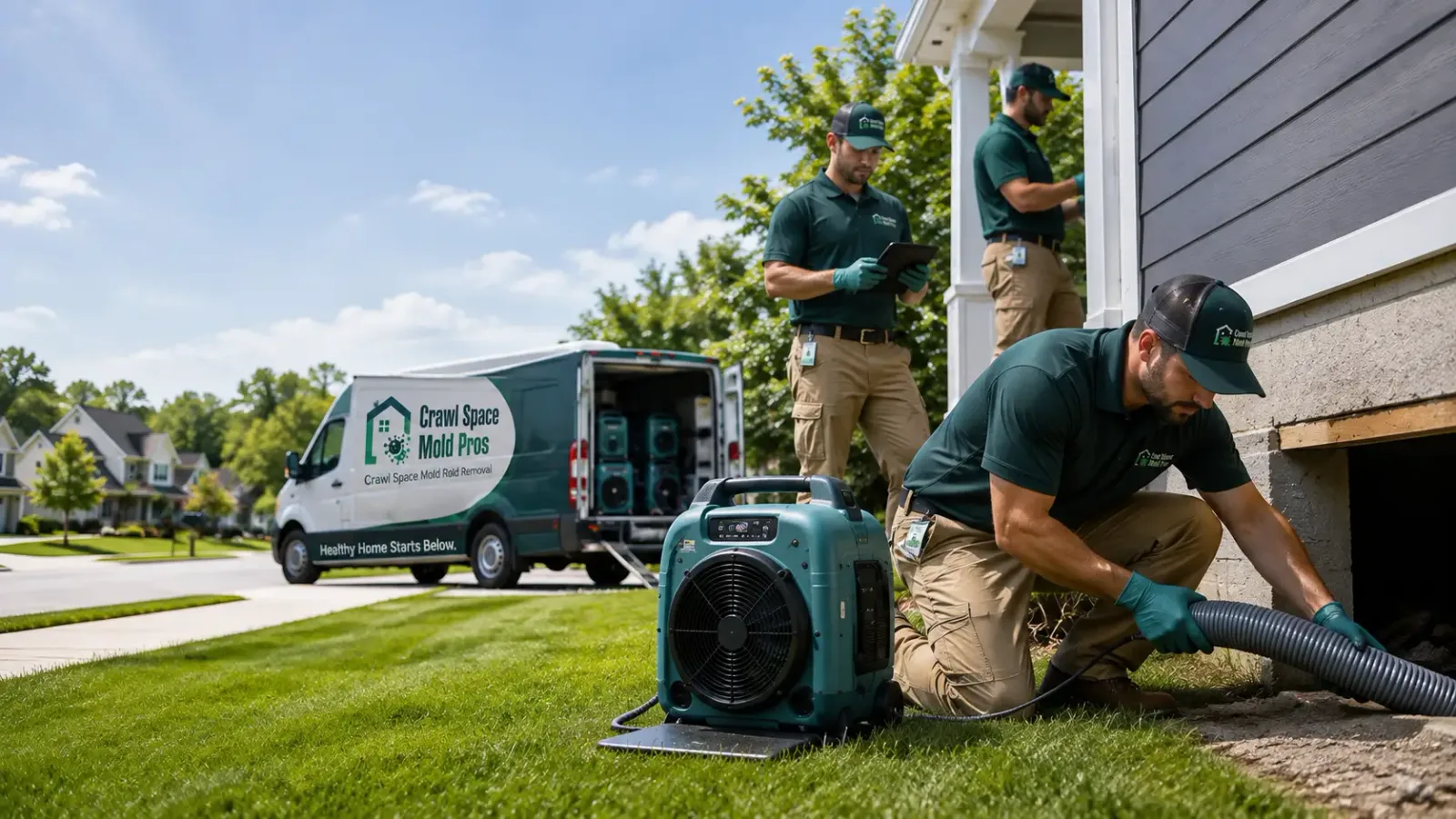 Crawl Space Mold Removal in Auburn, IA